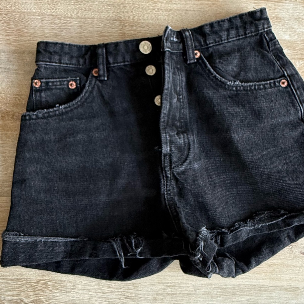 Zara Charcoal Denim Trousers